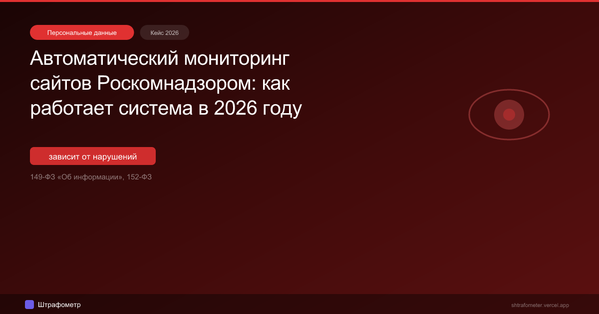 Автоматический мониторинг сайтов Роскомнадзором: как работает система в 2026 году